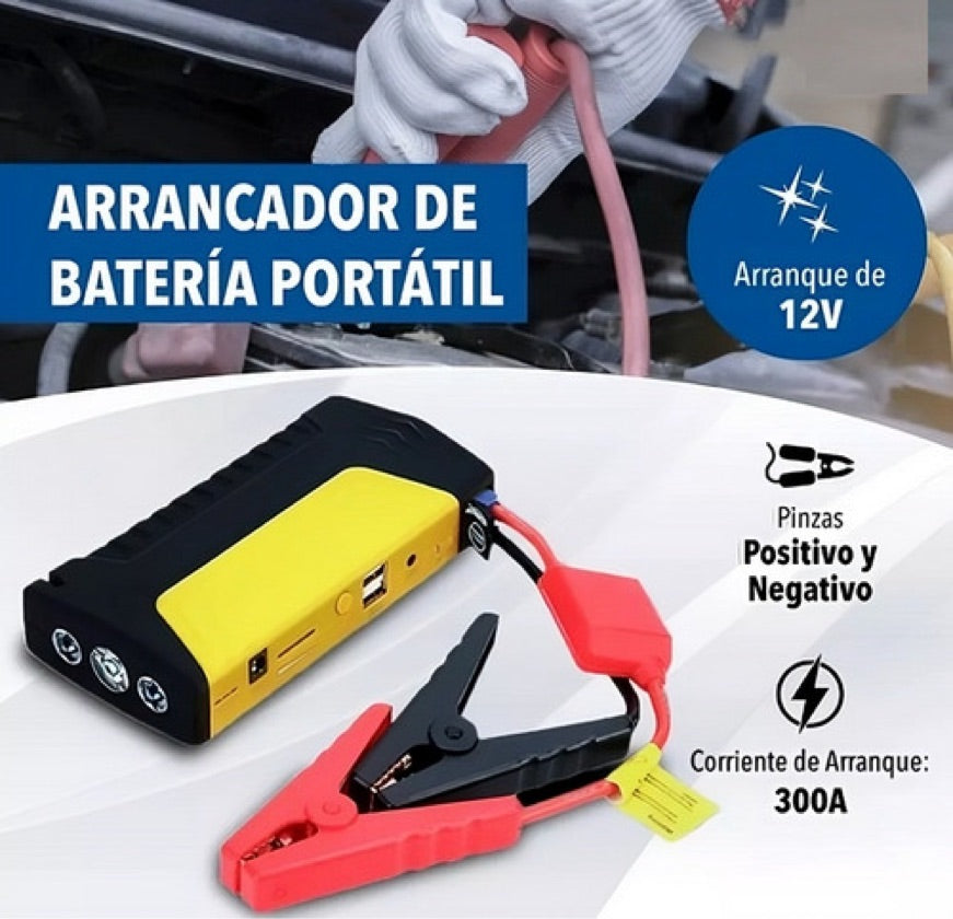 🚘 ARRANCADOR DE BATERÍA PORTÁTIL 50800mAh COD 420048 86.9