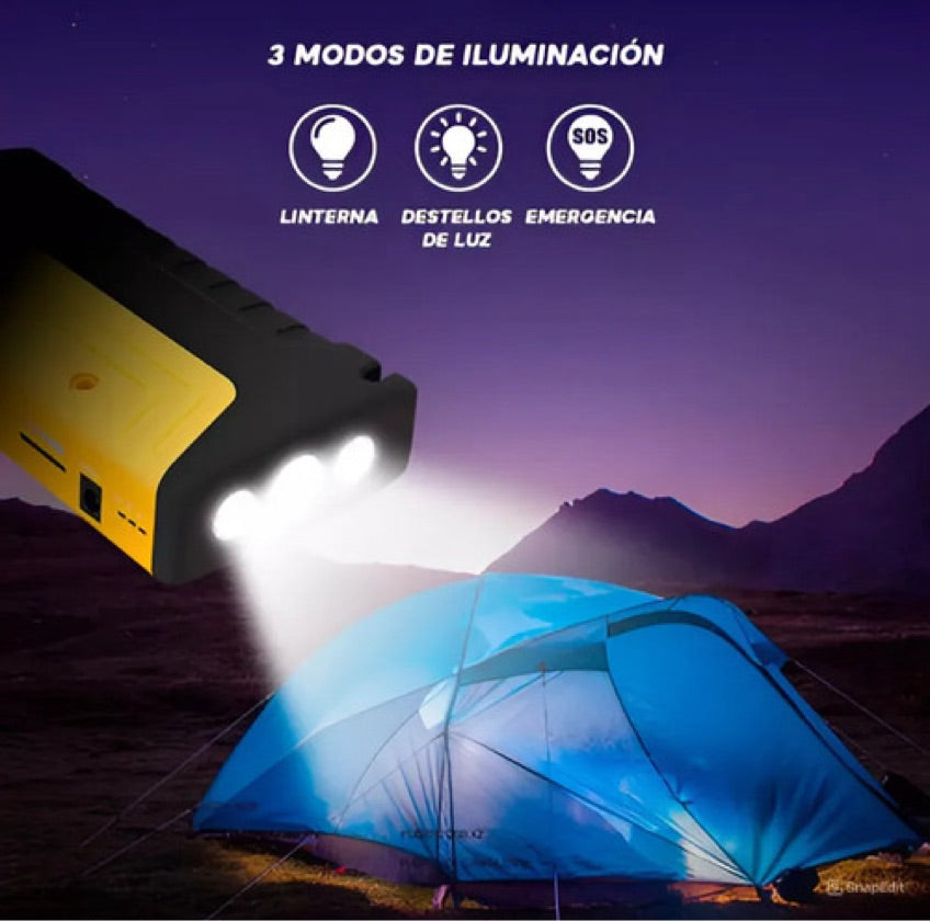 🚘 ARRANCADOR DE BATERÍA PORTÁTIL 50800mAh COD 420048 86.9