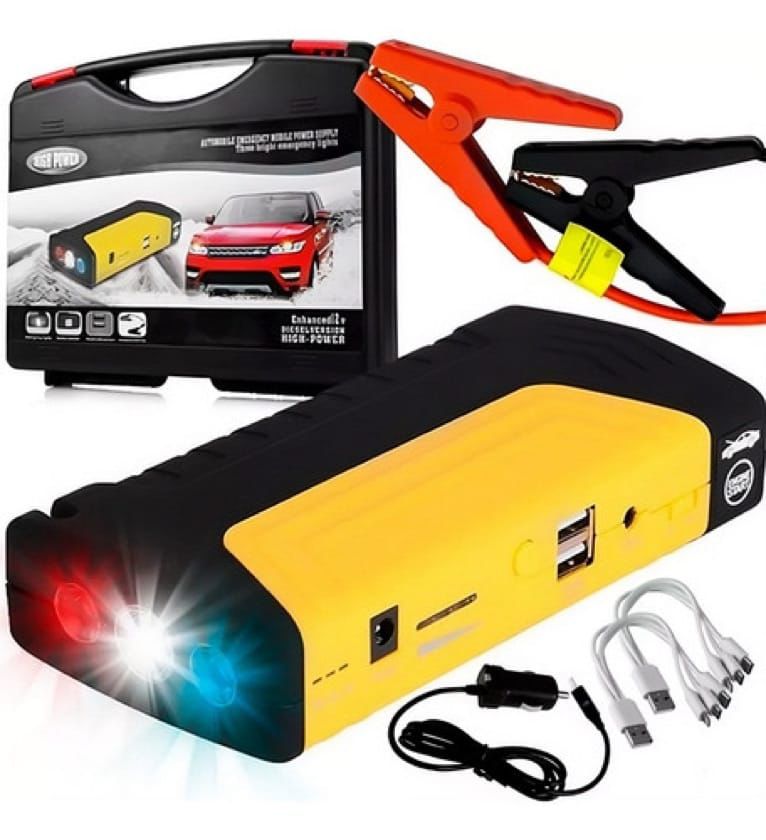 🚘 ARRANCADOR DE BATERÍA PORTÁTIL 50800mAh COD 420048 86.9